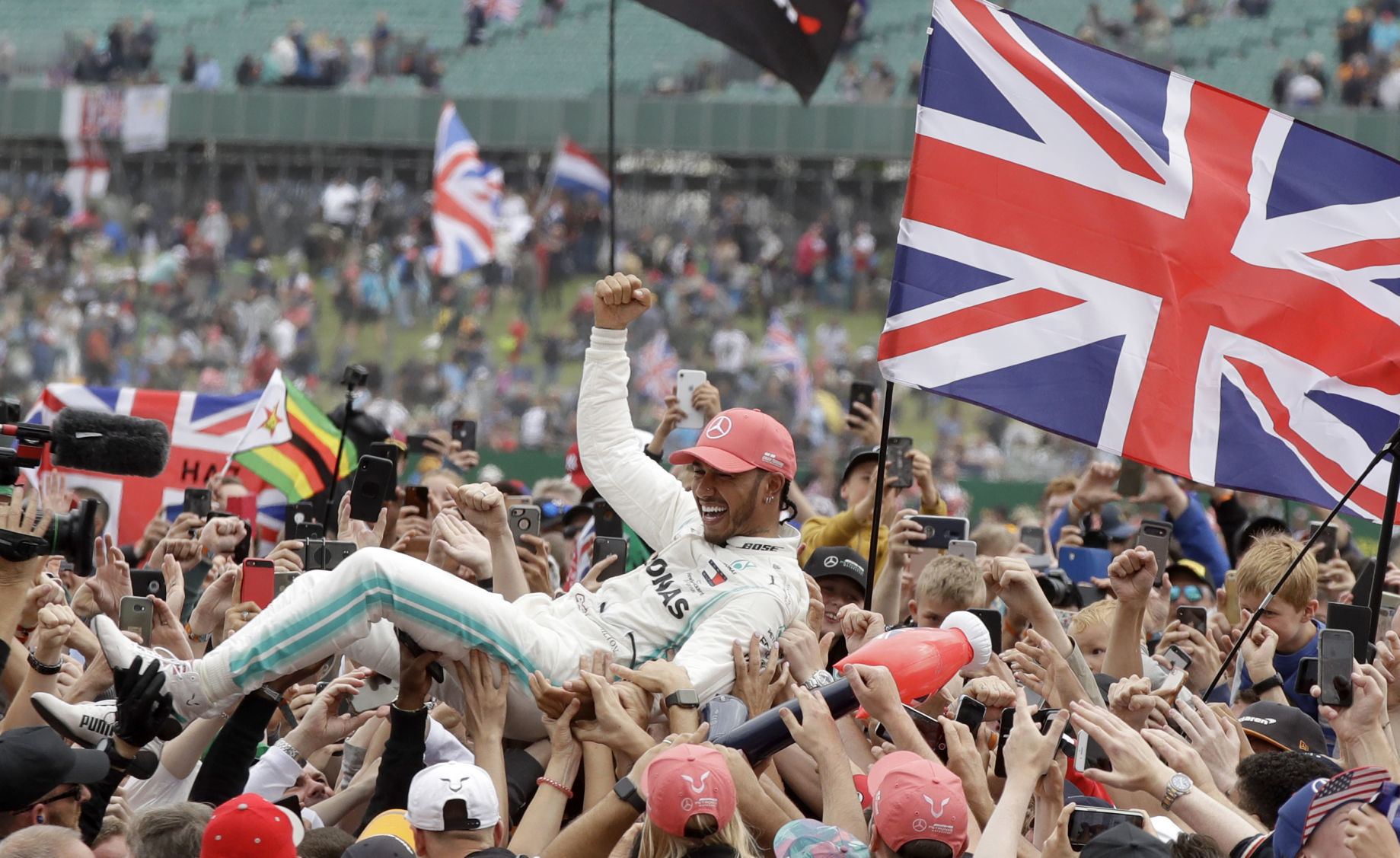 APTOPIX Britain F1 GP Auto Racing